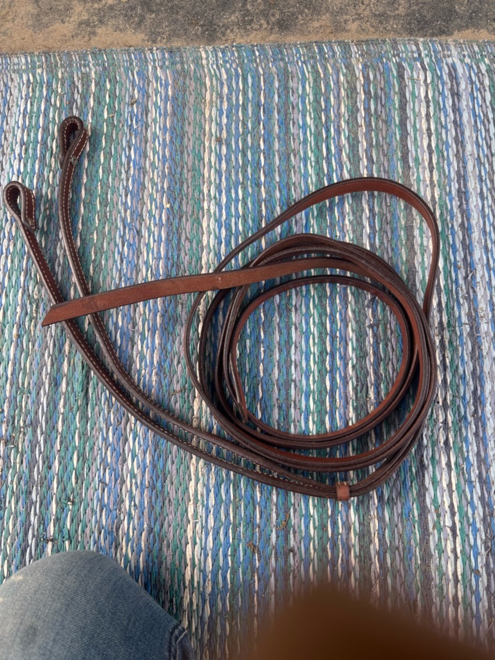 Brown Leather split  Reins